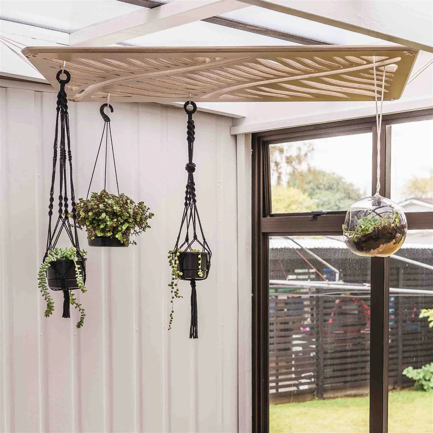 Japandi Plant Chandelier