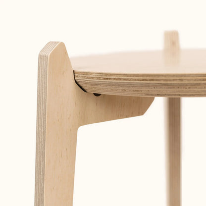 Japandi 11" Plant Stand 4" / Satin Birch
