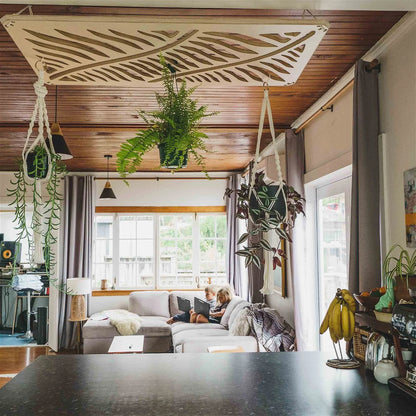 Japandi Plant Chandelier
