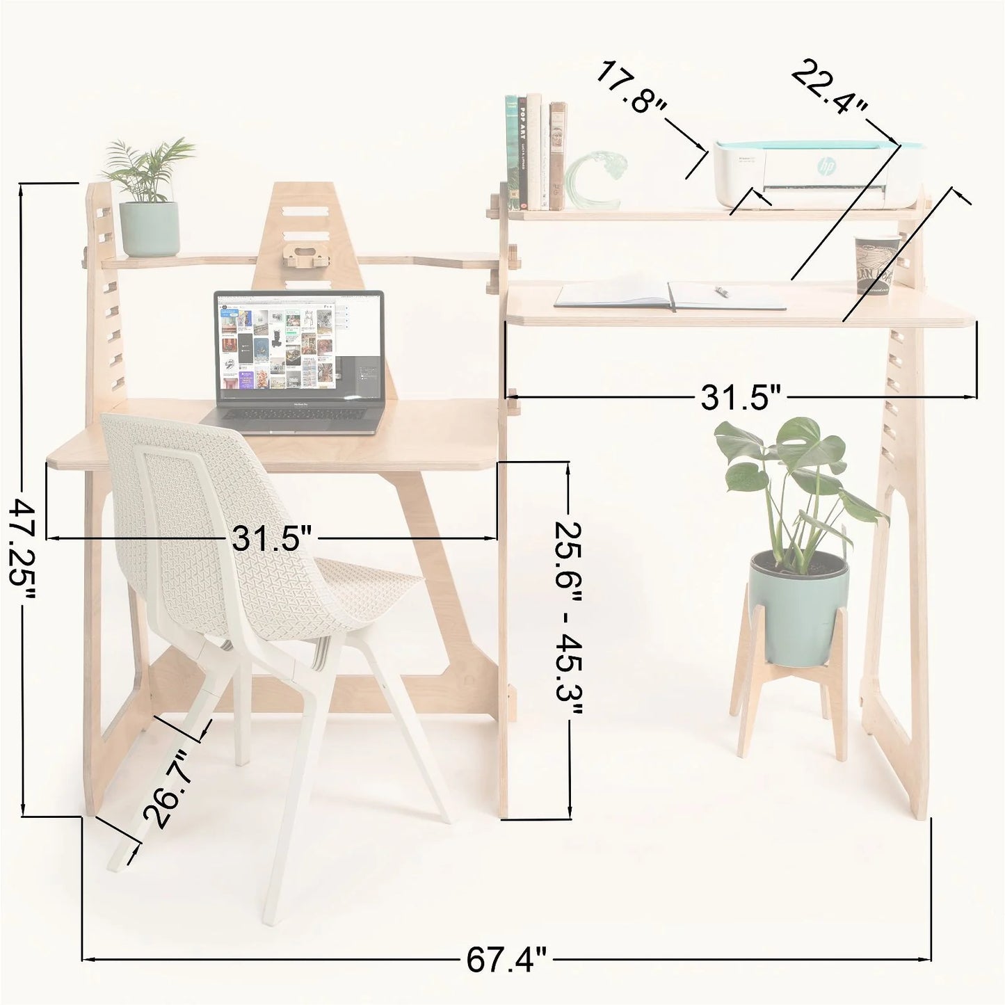 WFH Double Wide Desk