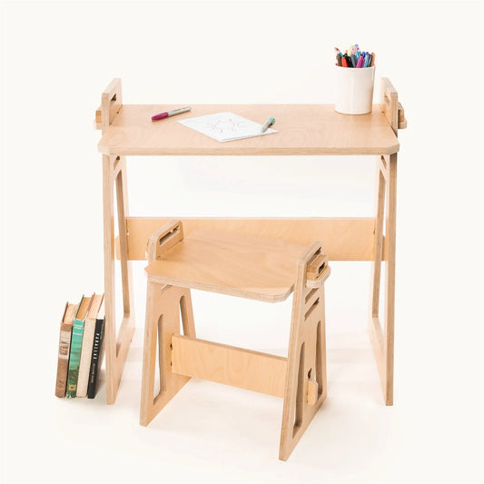 •Kids at Home Desk & Stool