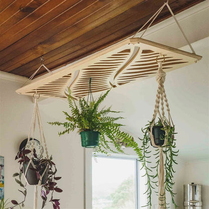 Japandi Plant Chandelier