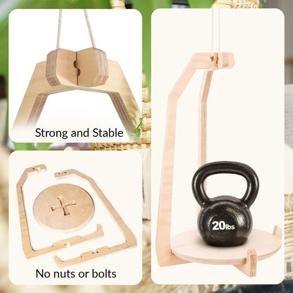 •Japandi Hanging Plant Stand