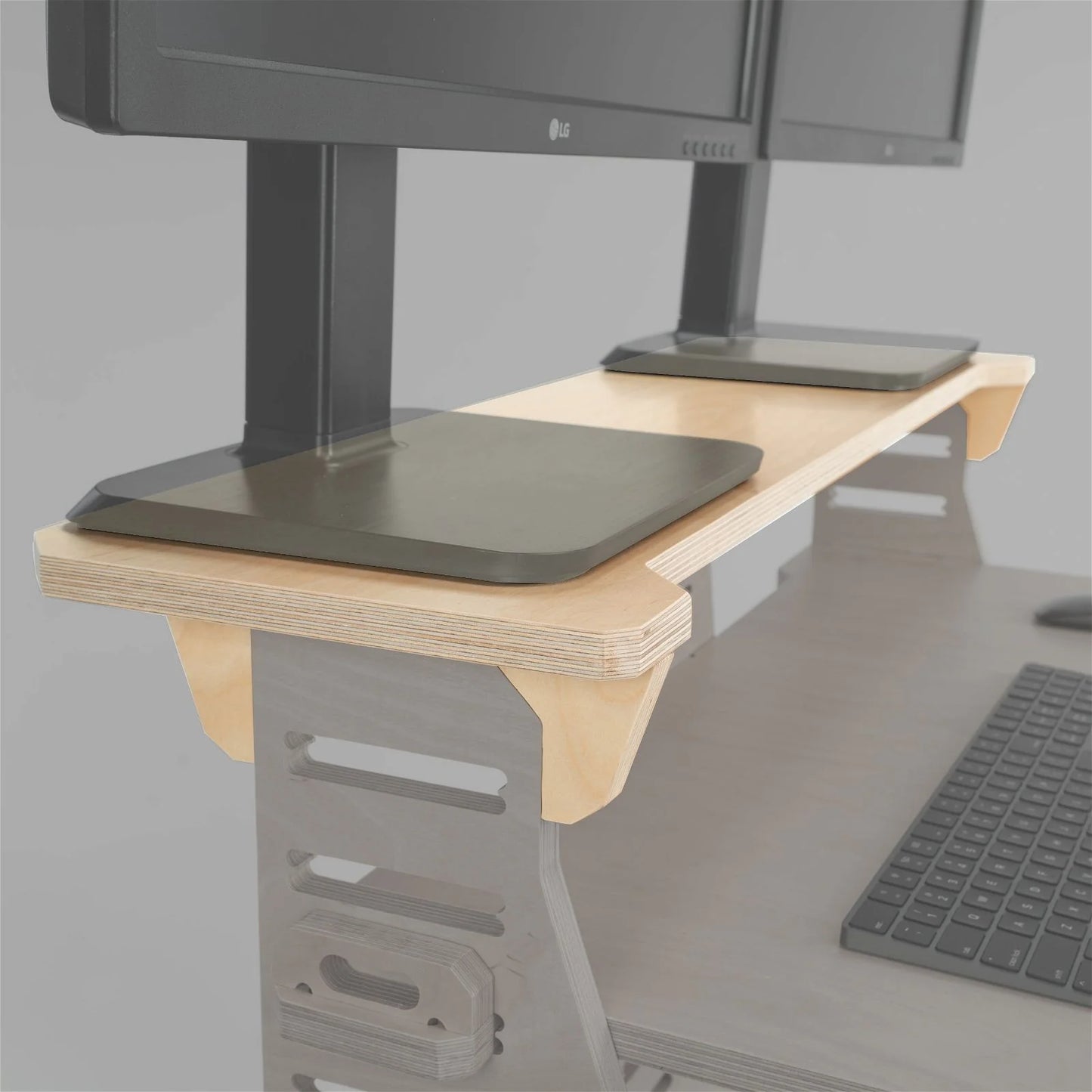 Sitting Desk with shelves