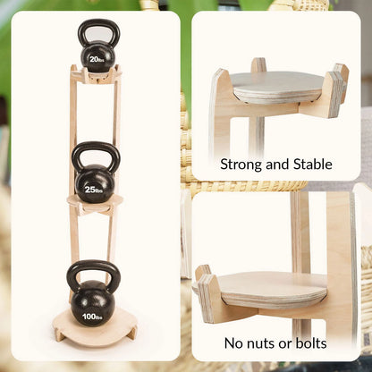Japandi Corner Plant Stand