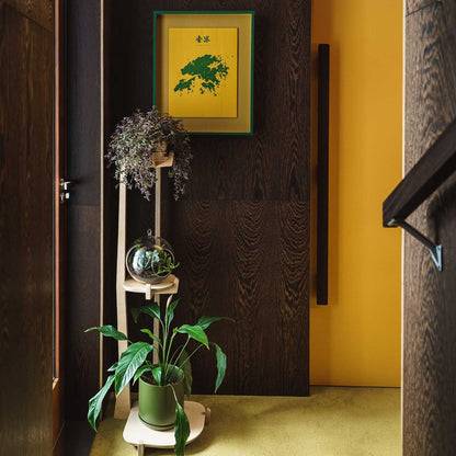 Japandi Corner Plant Stand