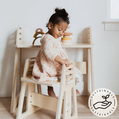 •Kids at Home Desk & Stool