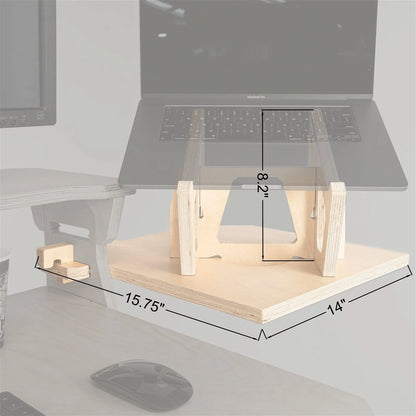 Laptop Lifter Wing & Two Wing Shelves